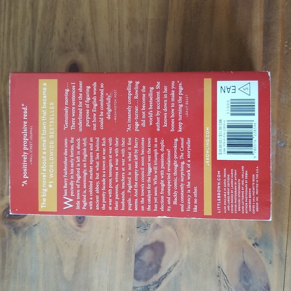 The Casual Vacancy by J K Rowling - Picture 2 of 2